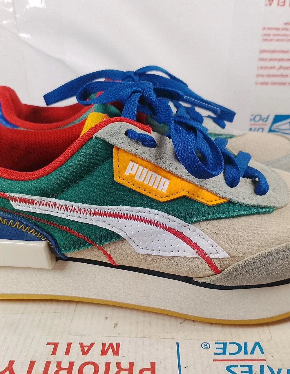 PUMA Future Rider NH Multicolor Sneakers Kid's/Toddler Size 4.5 Shoes 390588-01
